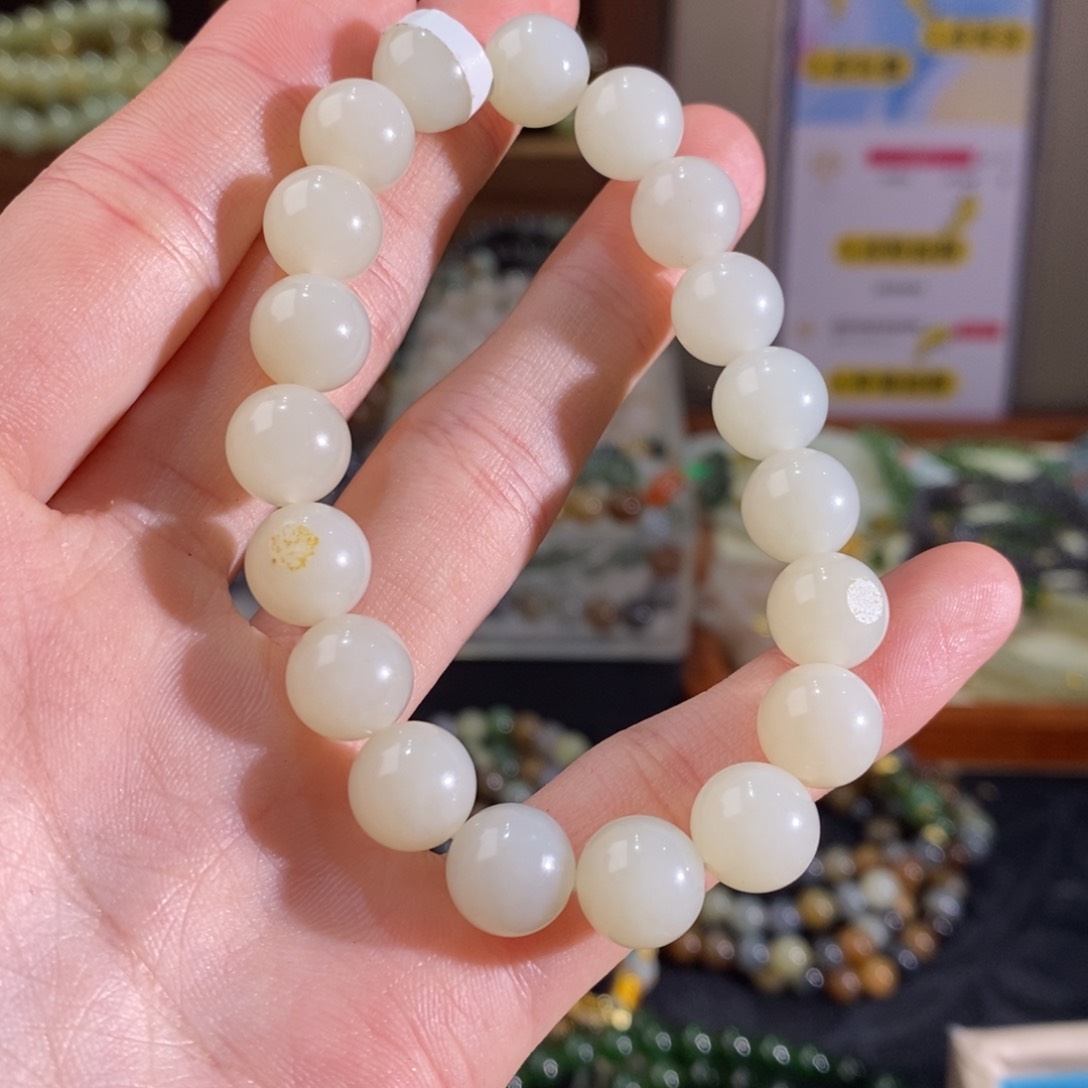 和田玉手链未镶嵌