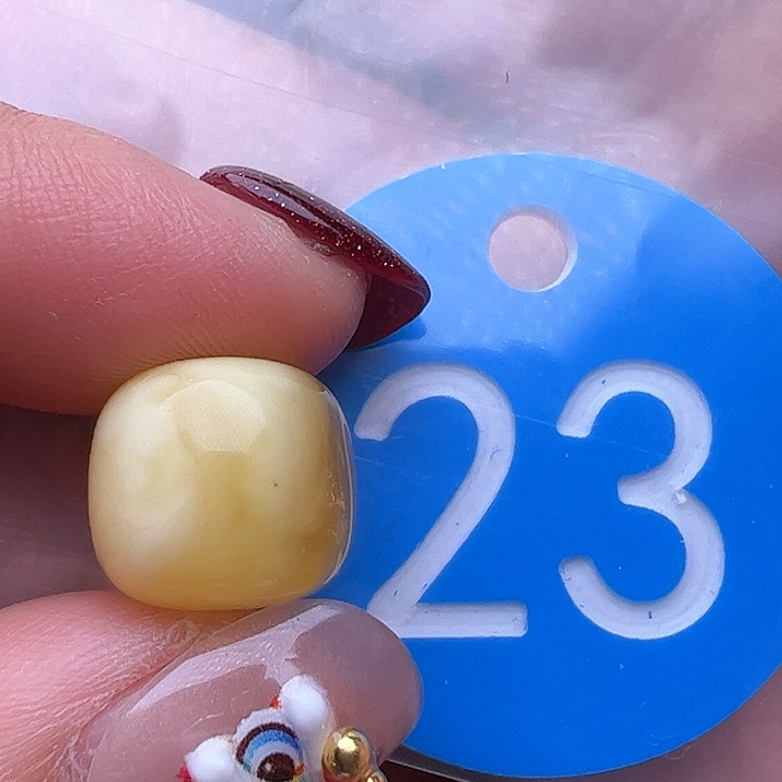 蜜蜡裸石未镶嵌微瑕12.5m m