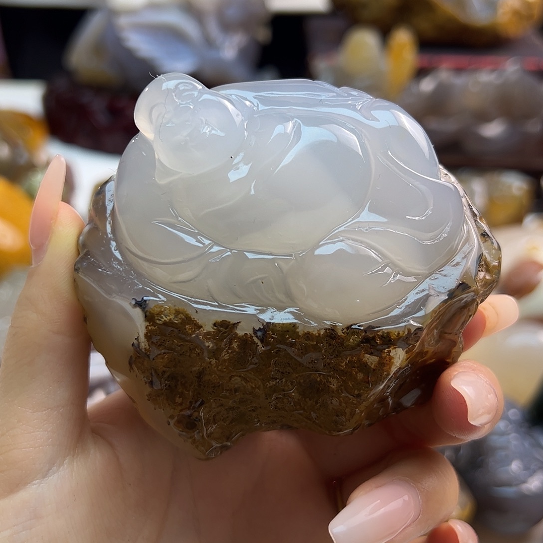 玛瑙/玉髓合金颈饰