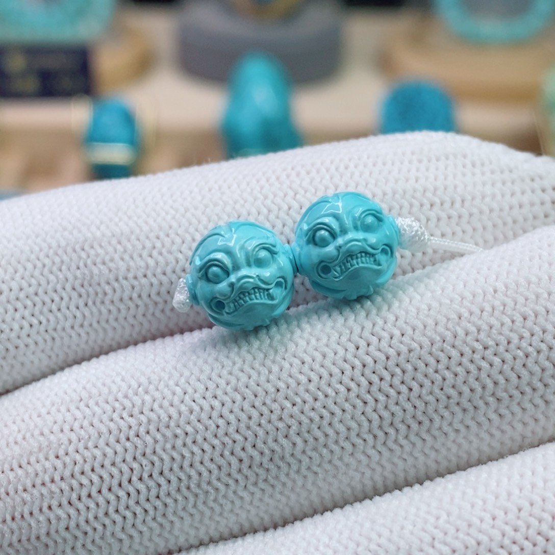 绿松石未镶嵌珠宝奇石9.3mm