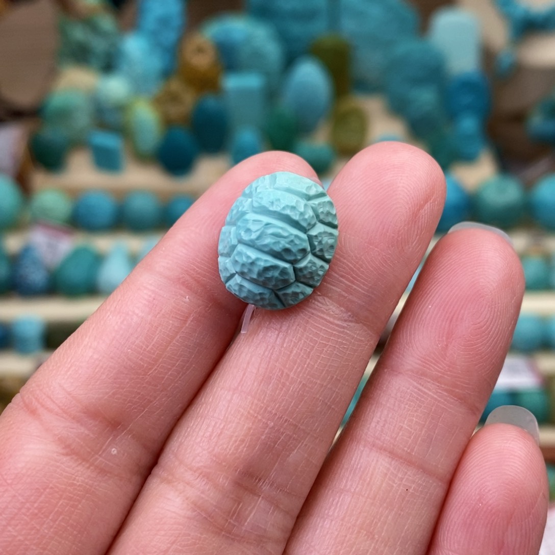 绿松石珠宝奇石未镶嵌