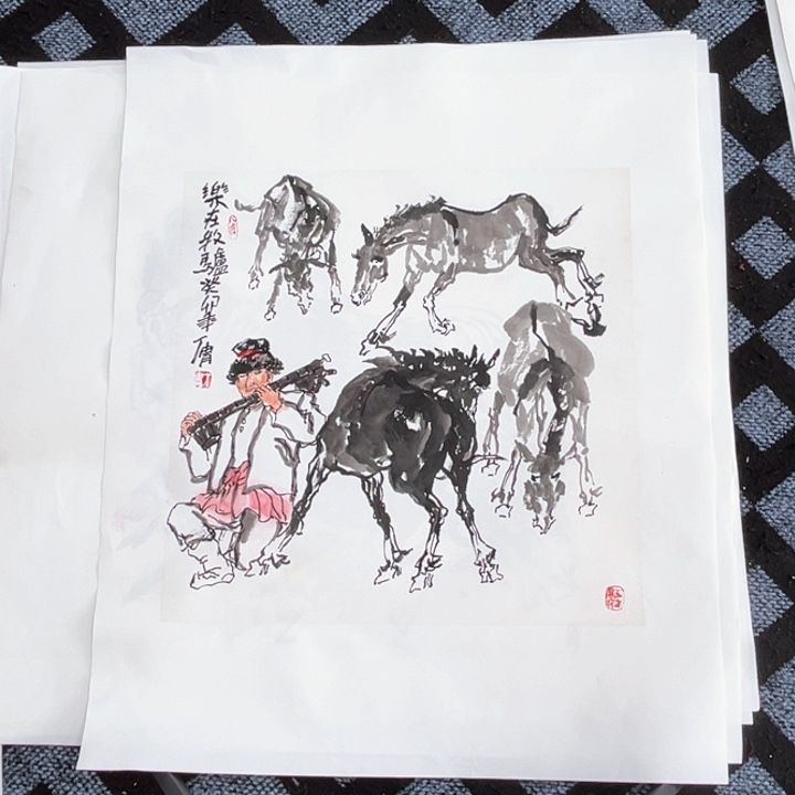 国画50/50纯手绘国画作品