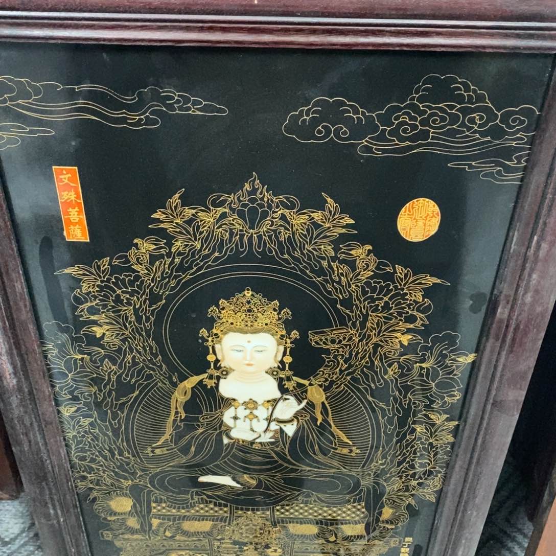 瓷片90*52 景德镇瓷板画柴窑烧制