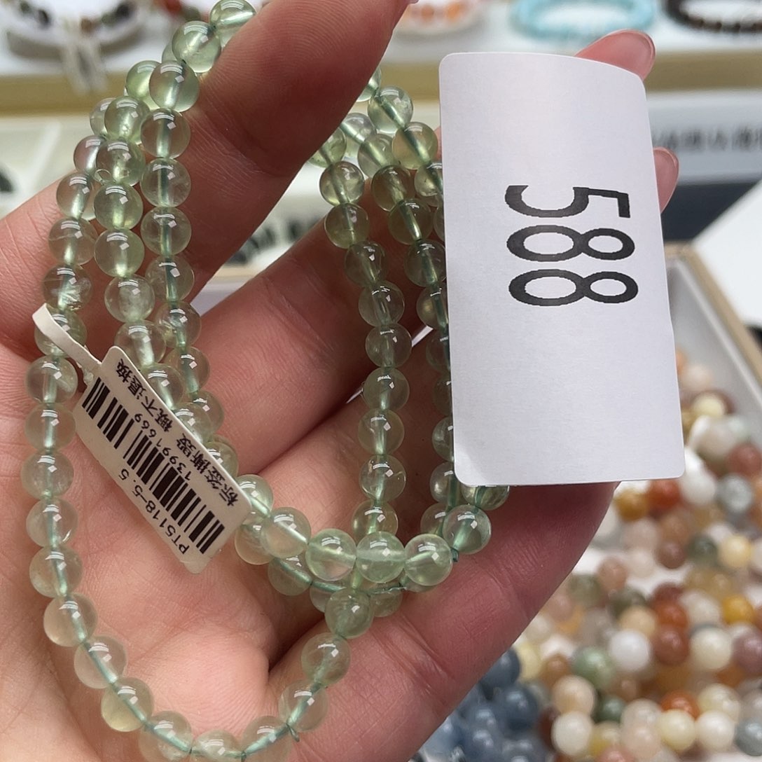 葡萄石天然手链未镶嵌