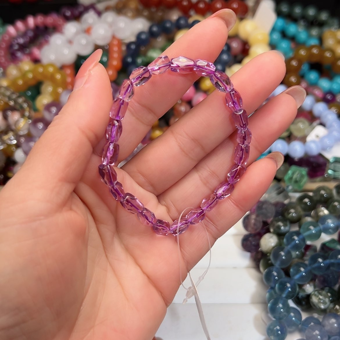 【闪购商品】烟晶手链银S925镶嵌h****a103