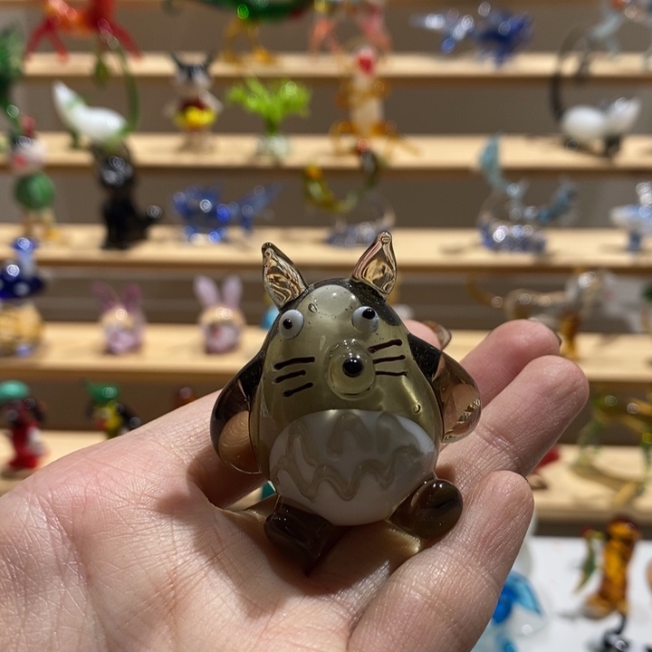 琉璃手工艺品琉璃龙猫
