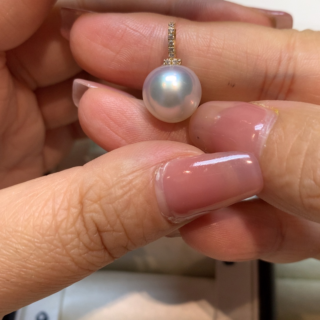 海水珍珠颈饰14K金镶嵌