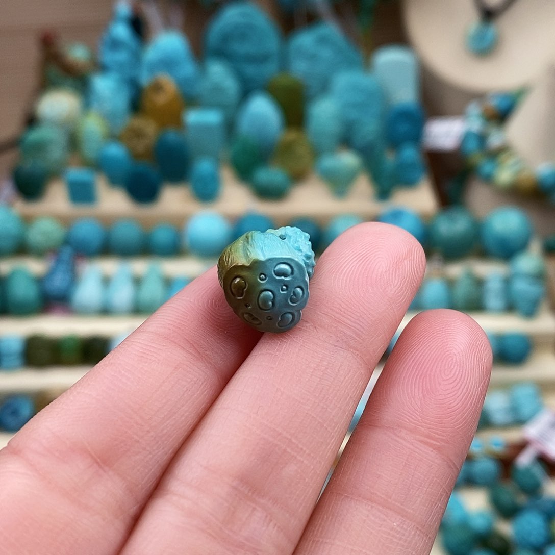 绿松石珠宝奇石未镶嵌