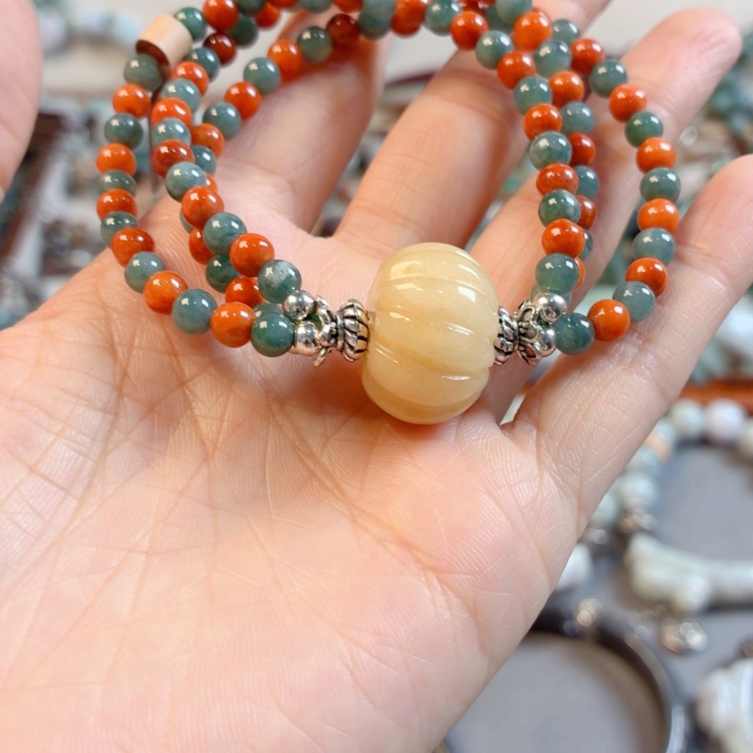 未镶嵌手链翡翠手串