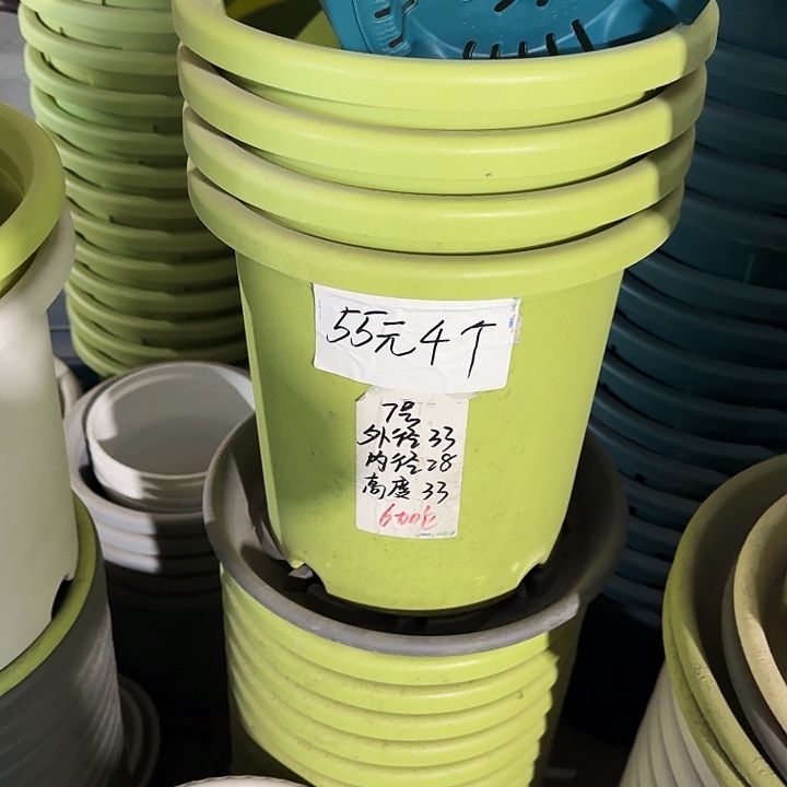 四季7#口径33白色6个带托