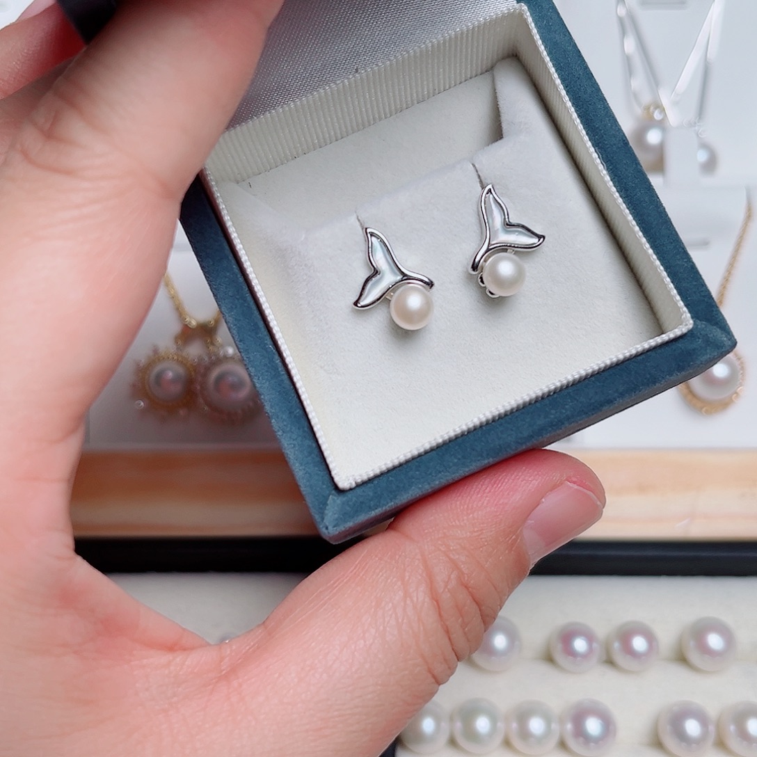 银S925镶嵌手绳淡水珍珠