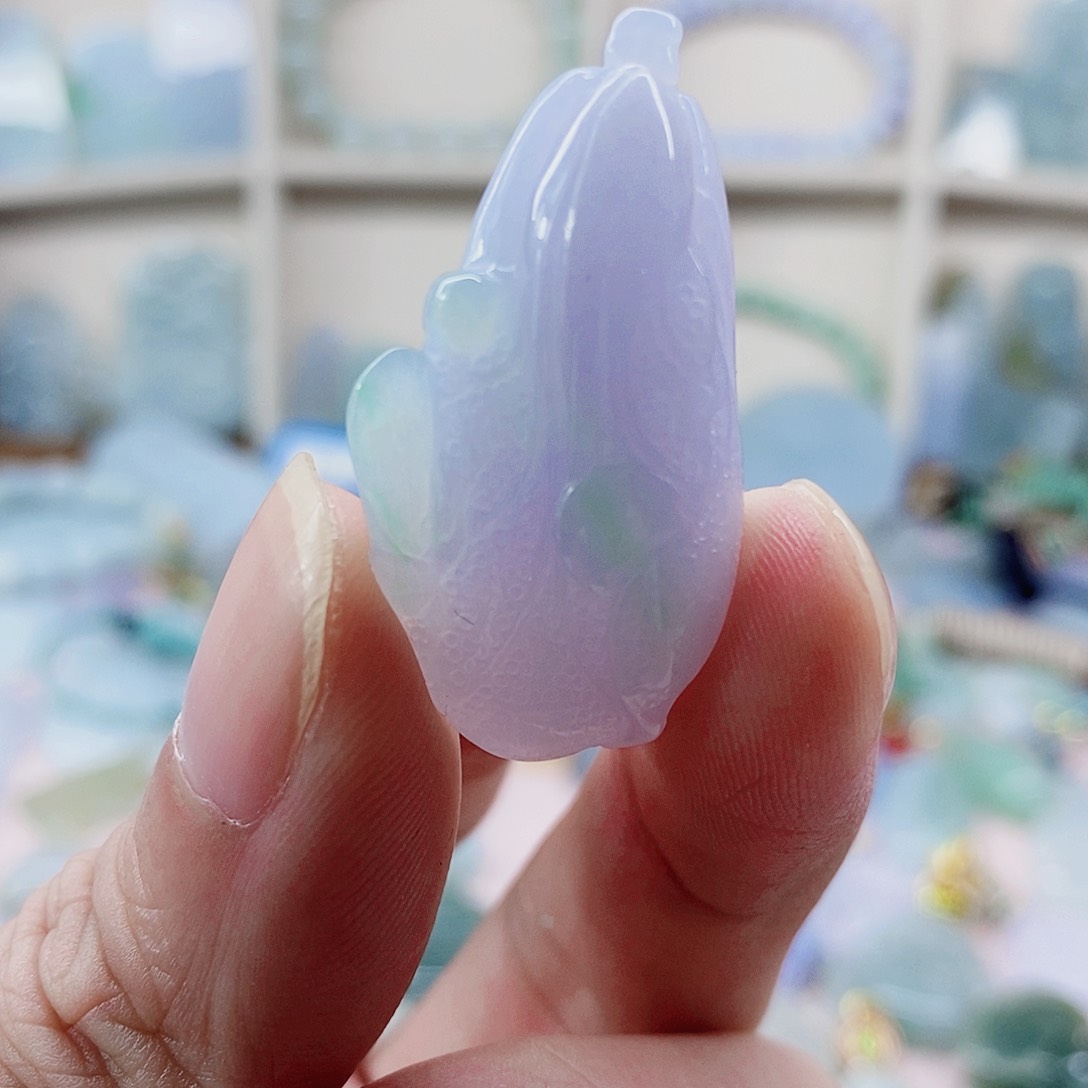 吊坠(不含链)未镶嵌翡翠天然