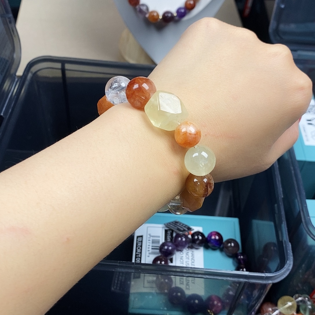 手链银S925镶嵌水晶