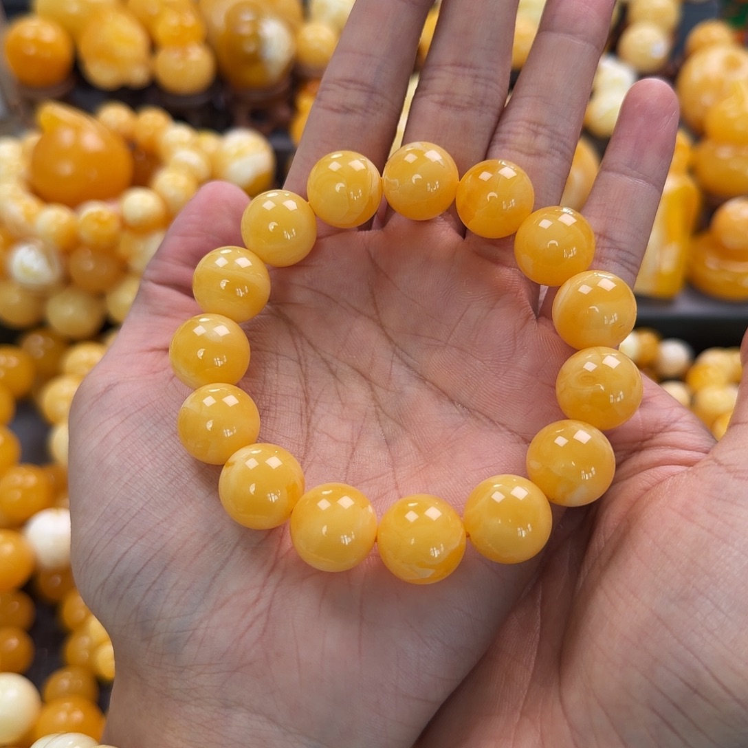 琥珀未镶嵌珠宝奇石15mm同料