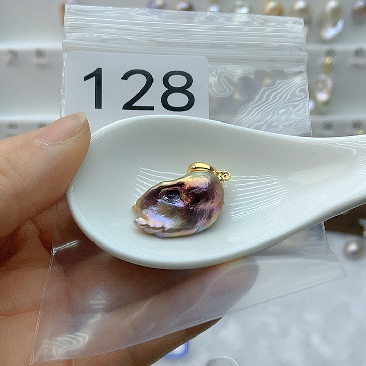 淡水珍珠颈饰银S925镶嵌