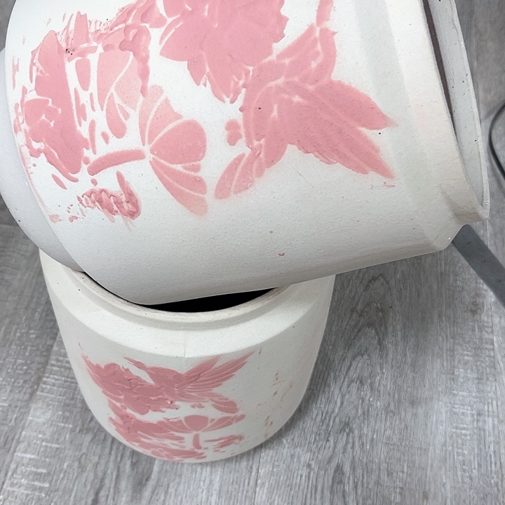 红陶口径18高度24两只正品