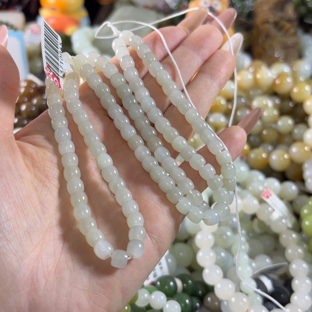 和田玉未镶嵌手链255