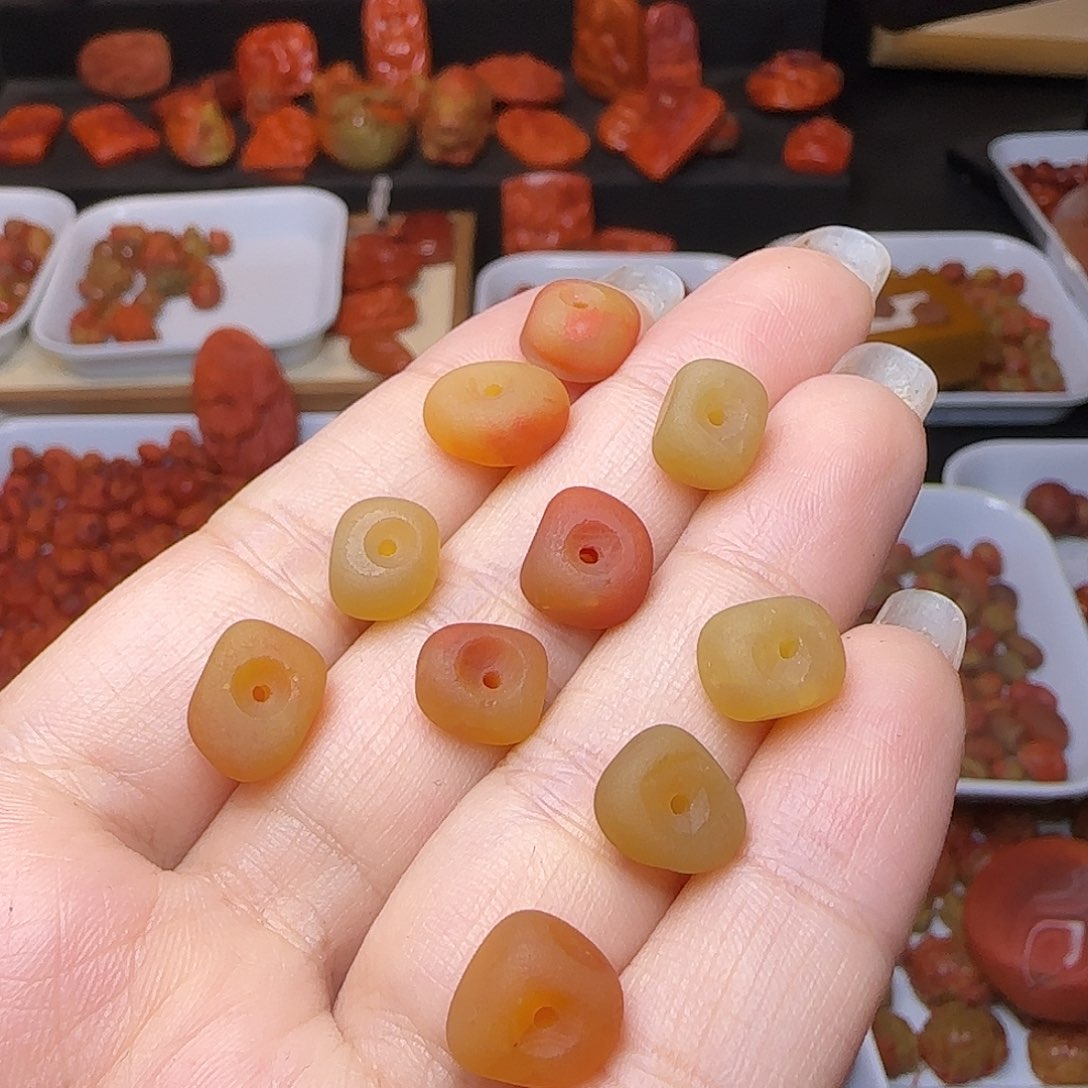 南红玛瑙未镶嵌吊坠(不含链)