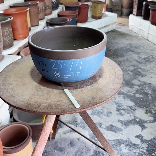 紫砂花盆源头工厂清仓处理12号