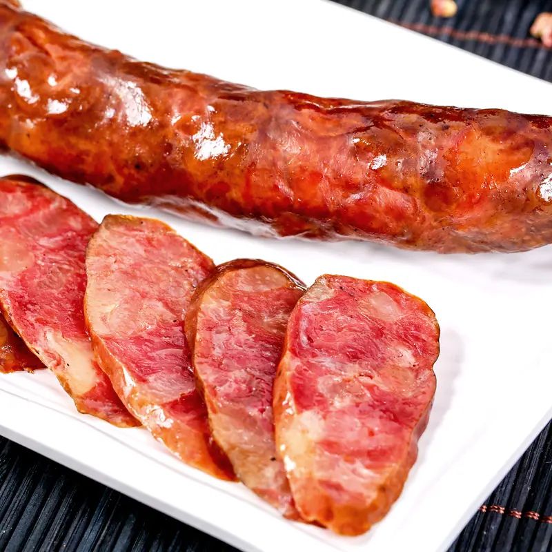 湖北恩施原味香肠烟熏腊肠送辣子等