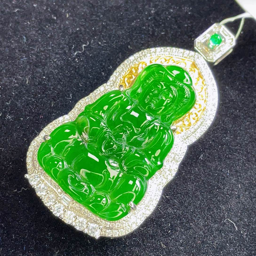 翡翠吊坠(不含链)未镶嵌