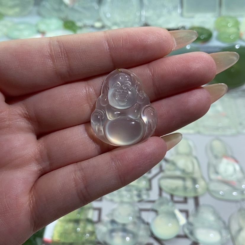 【闪购商品】蛇纹石玉颈饰未镶嵌