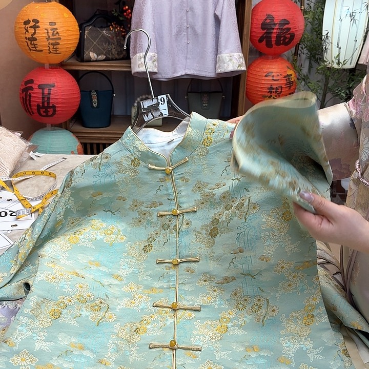 刺绣名家宋锦上衣102