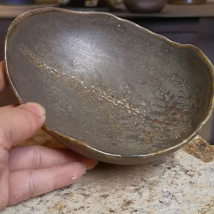 盘手工高温原矿窑变