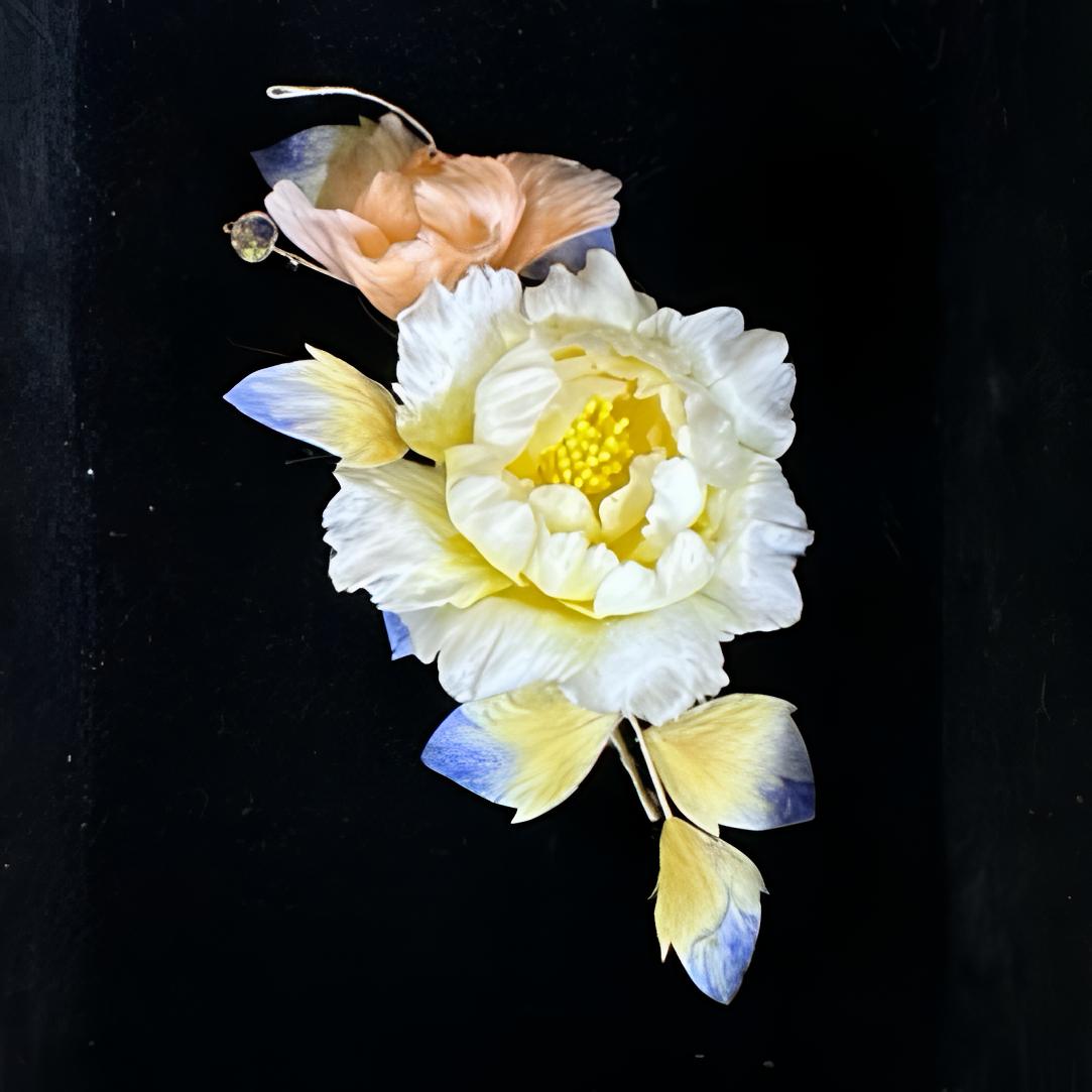 慕绒家 非遗绒花古风发簪 软簪 加主体找客服