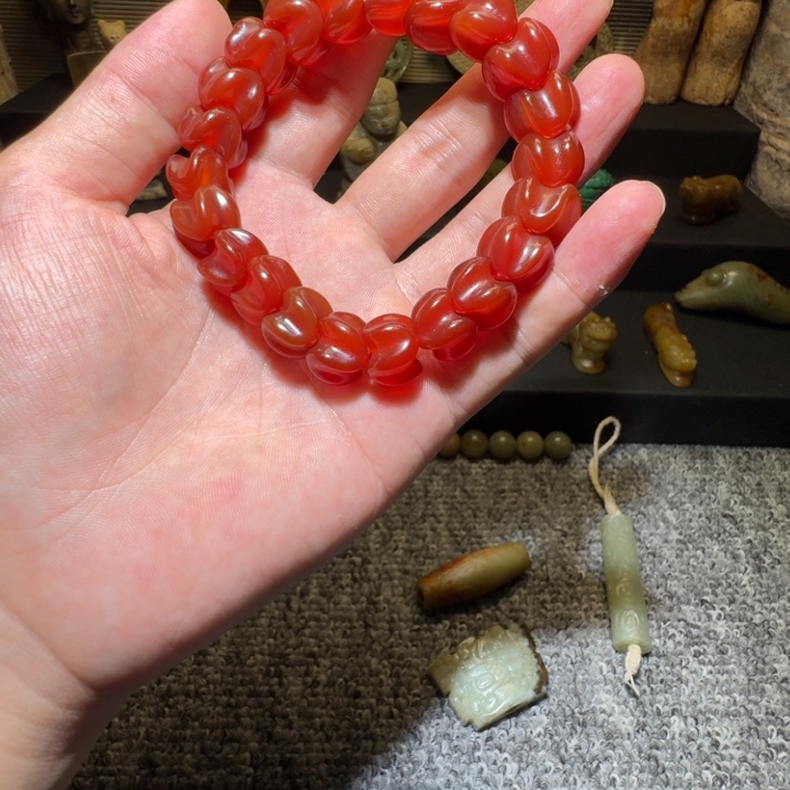 舒***！玛瑙/玉髓颈饰未镶嵌