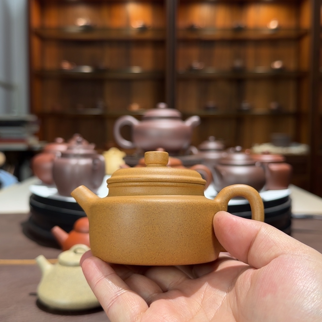 还***好紫砂茶壶老宕口黄金段德钟
