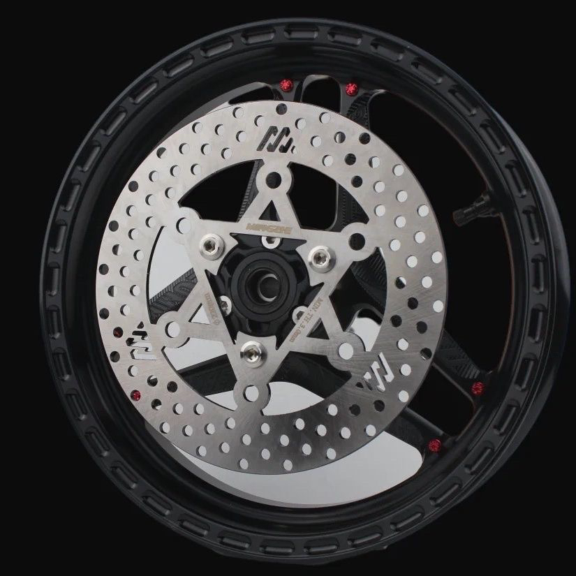 明浙改装九号E200P专用盘ABS直上7.0孔距前后轮刹车升级