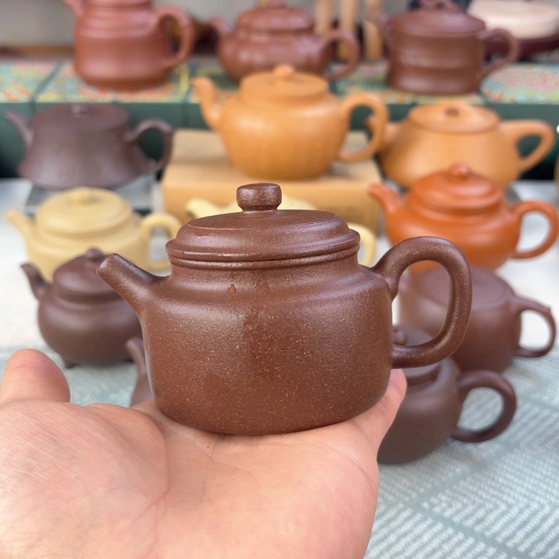 紫砂茶壶手工泥 40目 德忠 125cc 精工半手