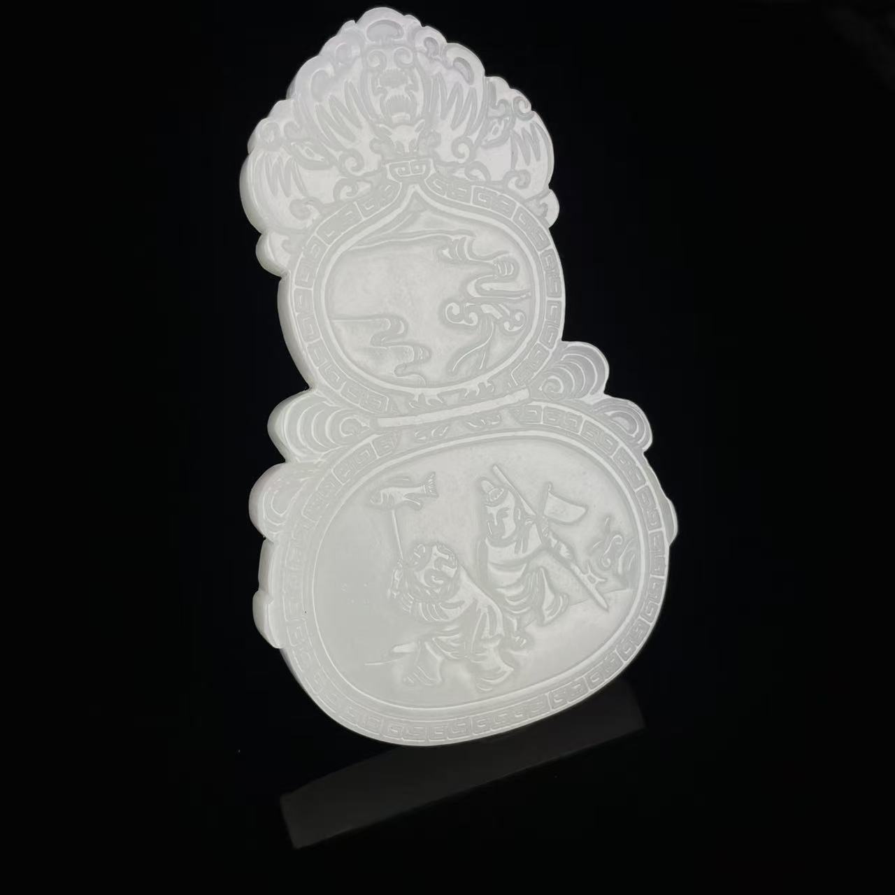 GG449639/民国和田玉葫芦牌/上海西香记