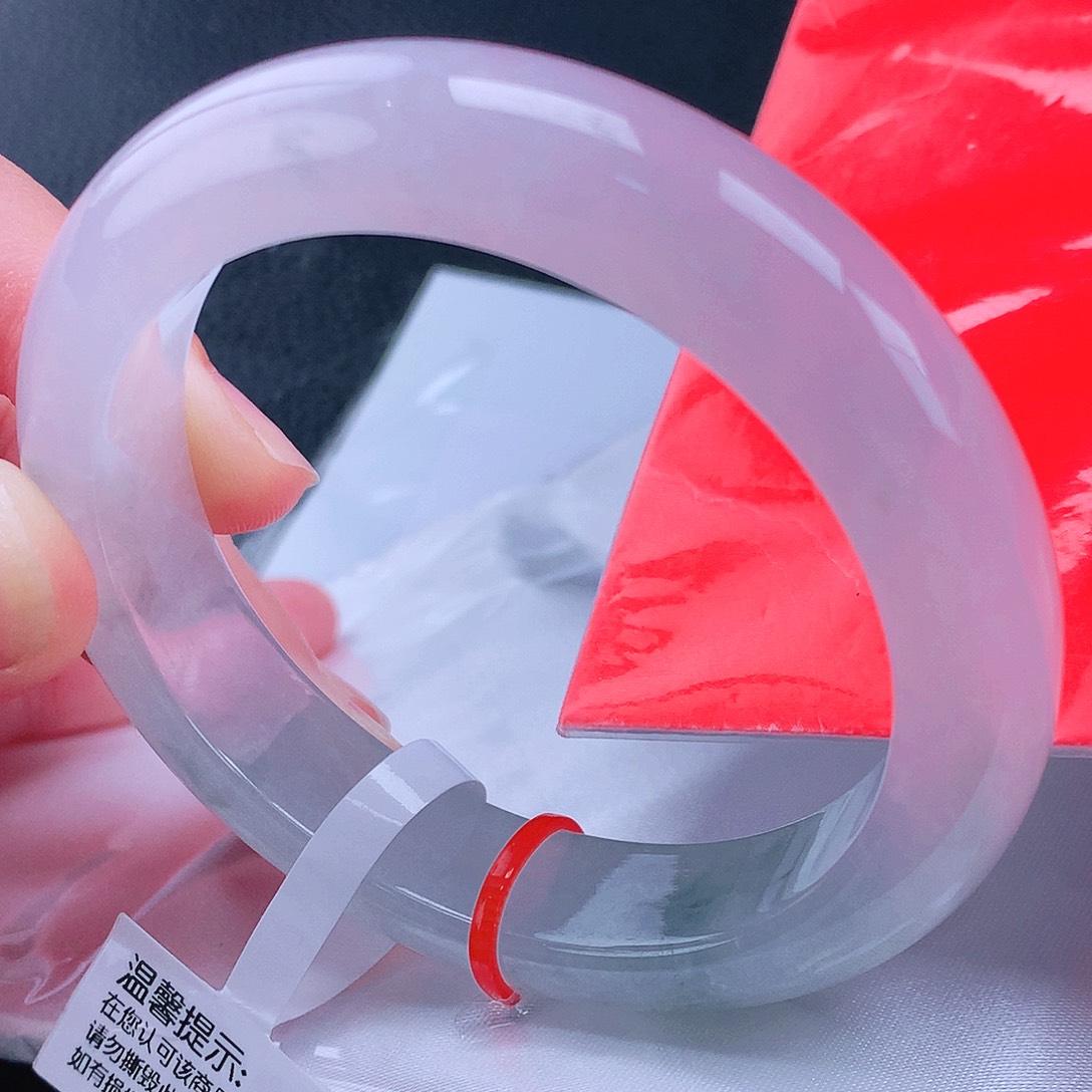 未镶嵌手镯翡翠55圈