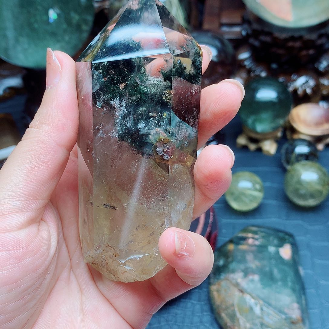 水晶珠宝半成品未镶嵌云***u