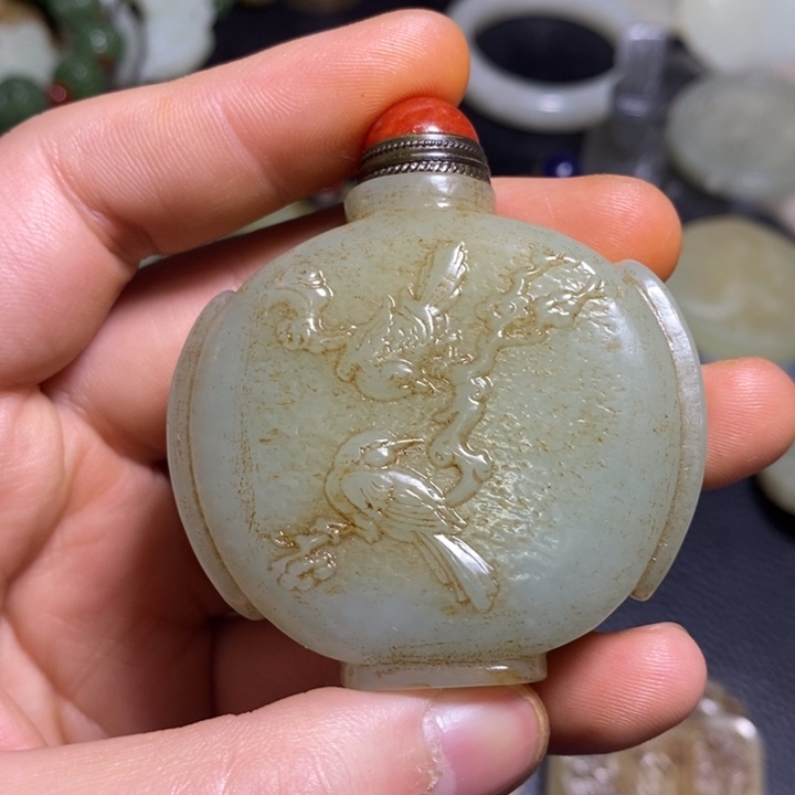 颈饰未镶嵌和田玉金**开