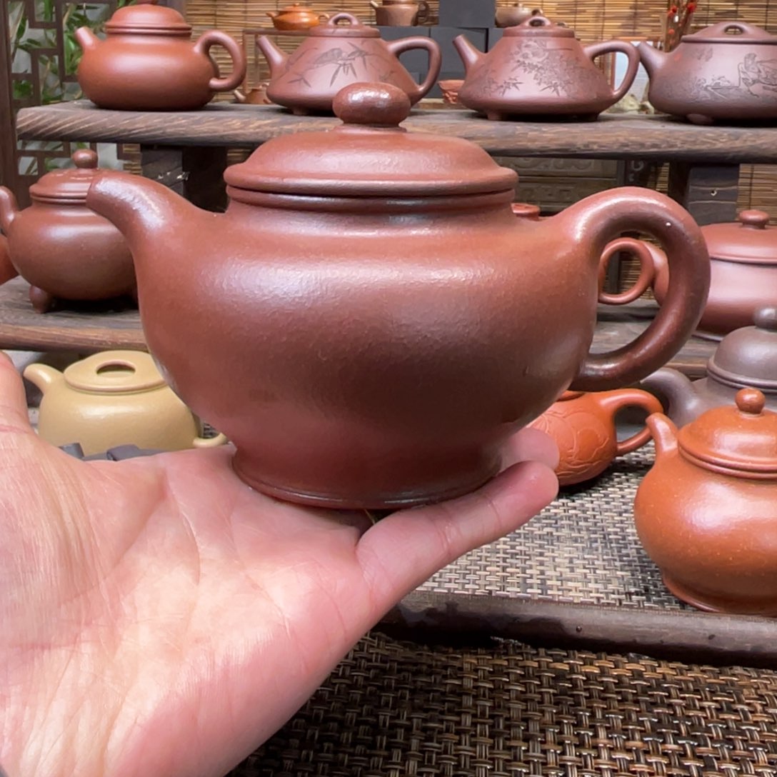 紫砂茶壶宜兴原矿紫砂手工制320