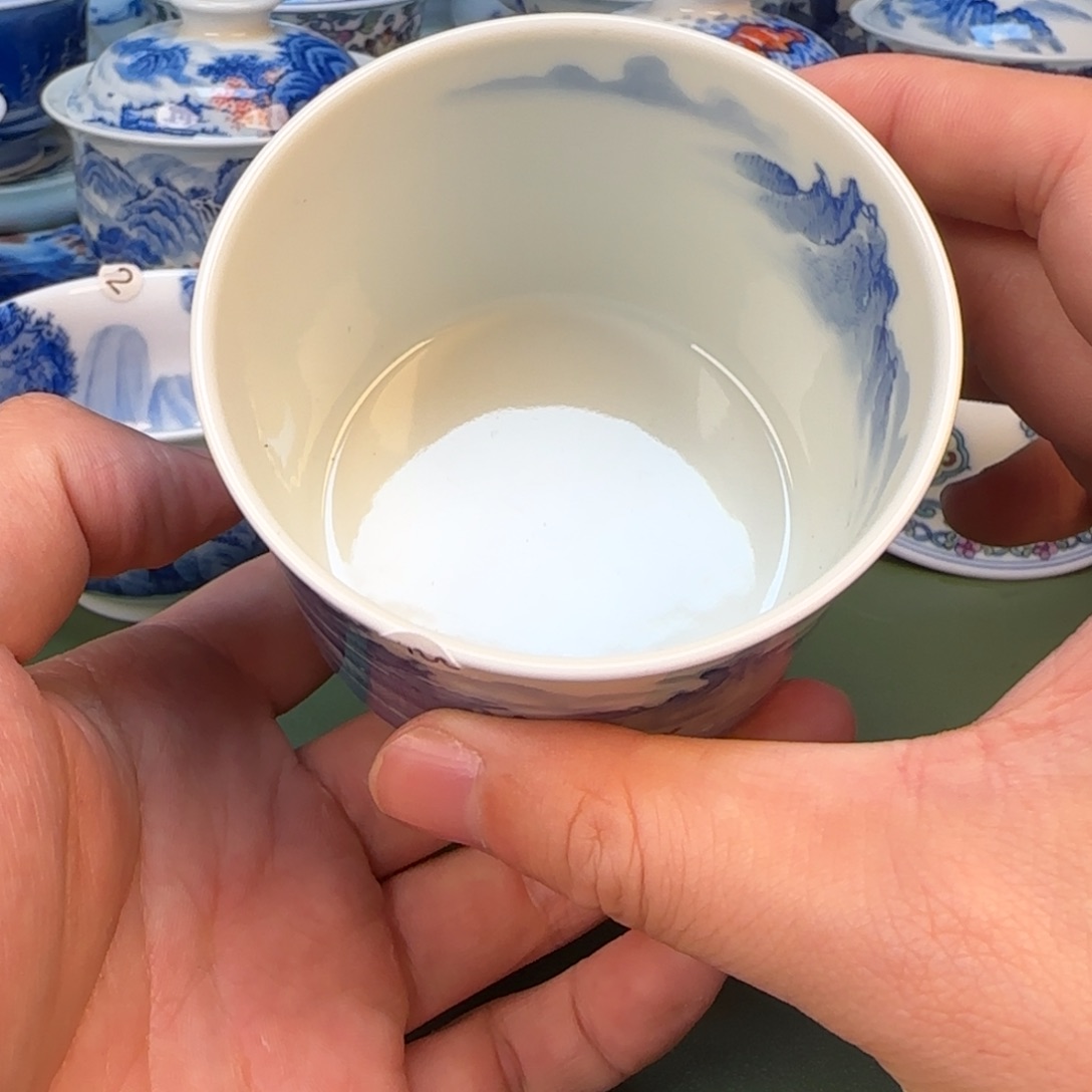 彦祖纯手工手绘茶具138