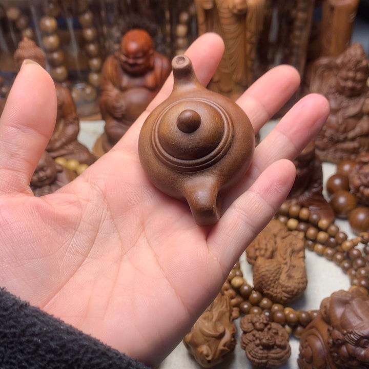 檀香木其他印度老山檀香手把件