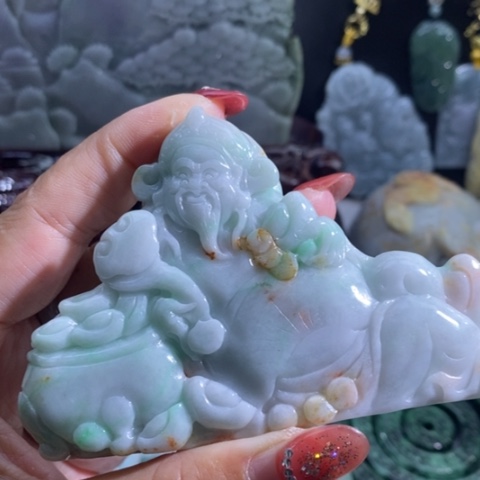 【闪购商品】颈饰未镶嵌翡翠财神