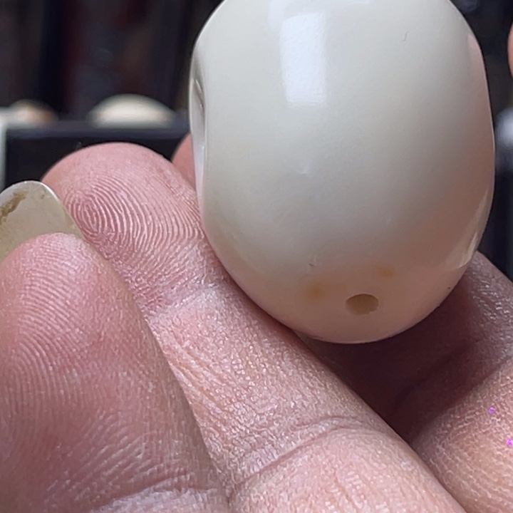 q***泉象牙果雕刻水滴三通