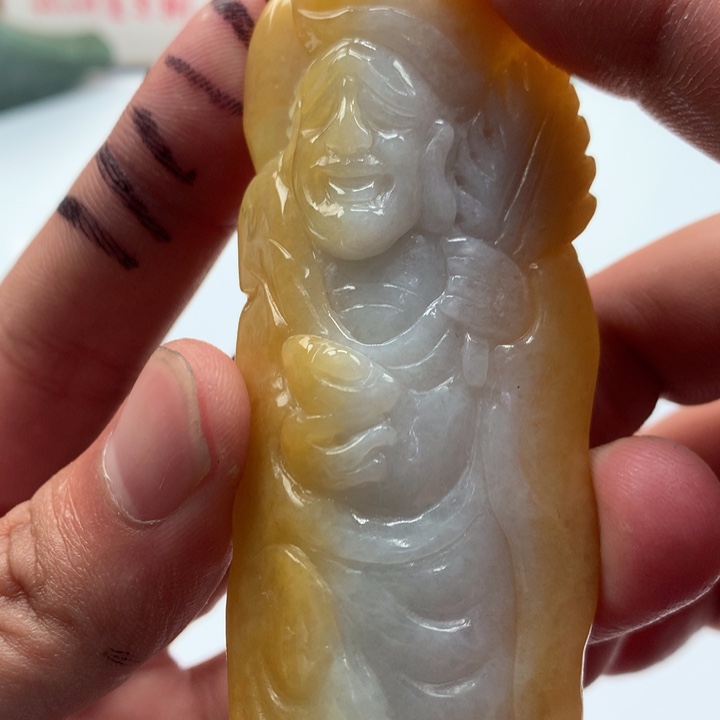 翡翠未镶嵌颈饰保真天然a货翡翠