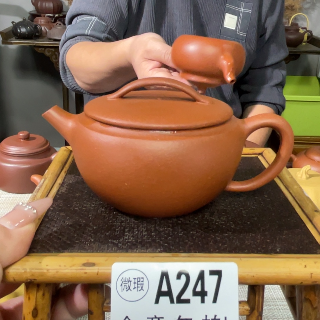 紫砂茶杯宜兴原矿紫砂精品手工