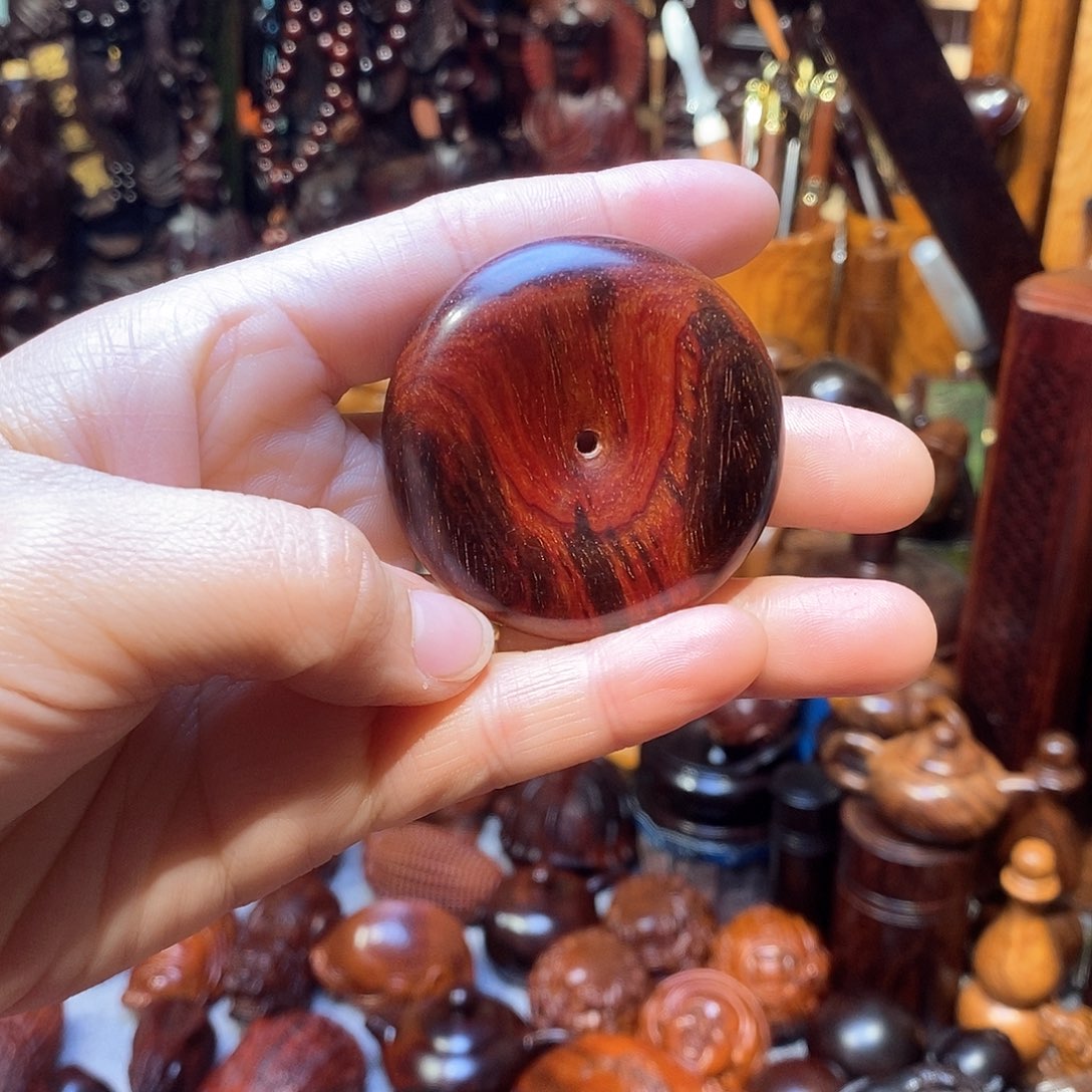 檀香紫檀（小叶紫檀）5.2公分平安扣