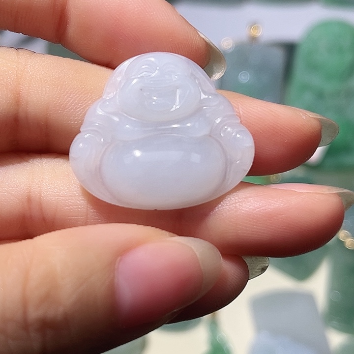 颈饰未镶嵌翡翠天然翡翠