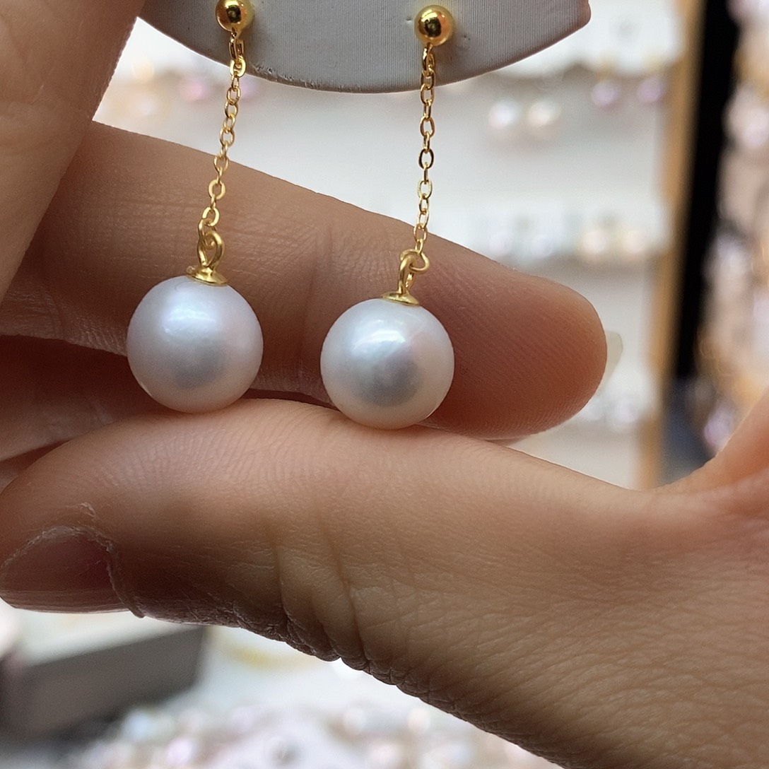 淡水珍珠耳饰未镶嵌