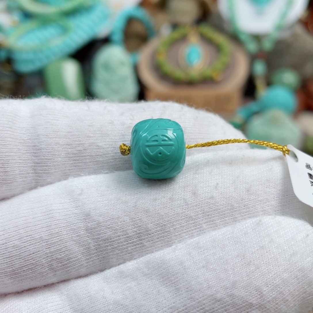 绿松石珠宝奇石未镶嵌