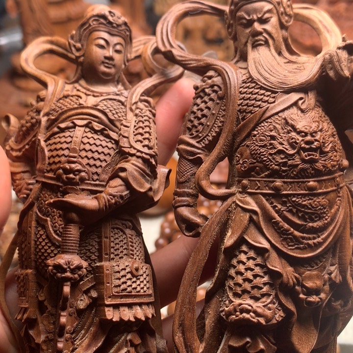 檀香木把件老山檀木瑕疵