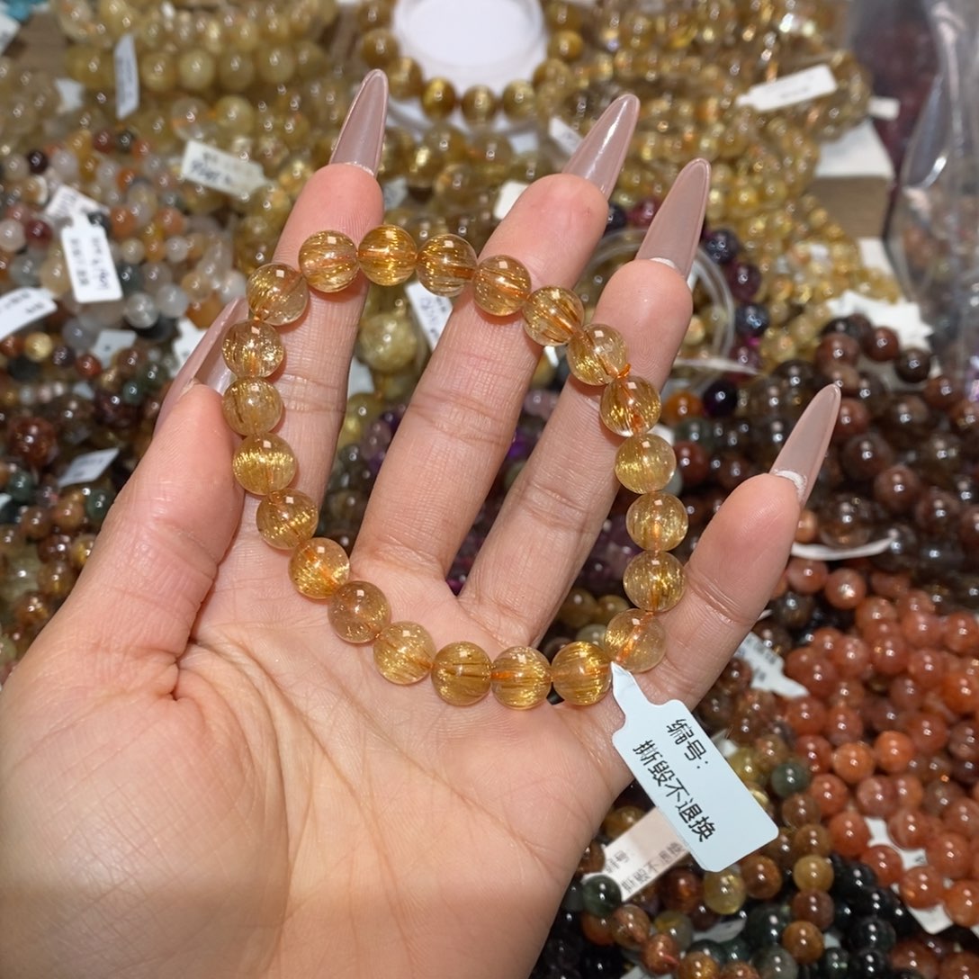 水晶手链未镶嵌椰****?手链